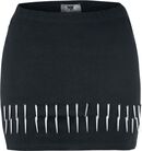 Spiky Rivet Skirt, Black Premium by EMP, Minigonna
