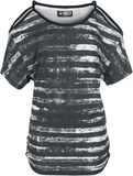 Black White Stripe, R.E.D. by EMP, T-Shirt