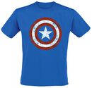 Cracked Shield, Captain America, T-Shirt