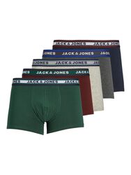 Confezione da 5 boxer Jack & Jones con cinturina regolabile e colori Confezione da 5 boxer Jack & Jones con cinturina regolabile e colori