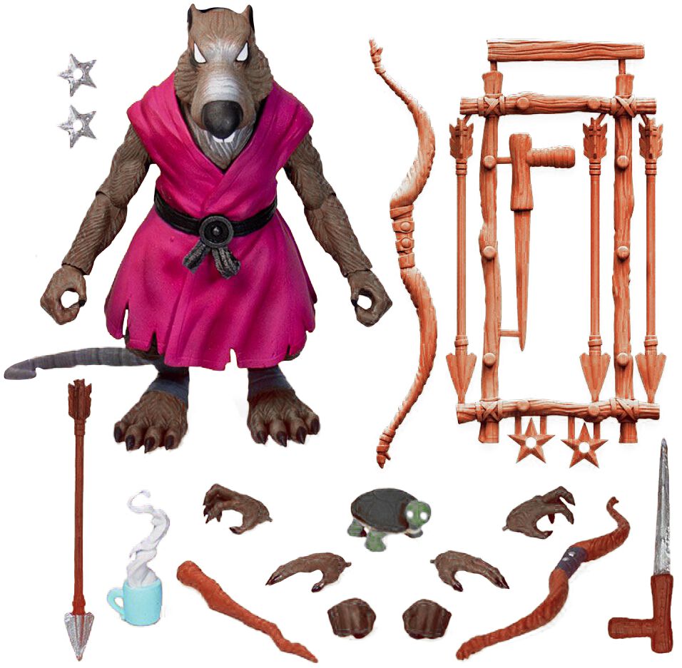 Splinter Tartarughe Ninja Action Figure EMP