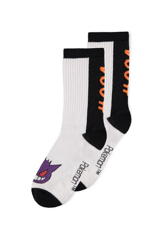 Customer Reviews: Pokémon Crew Socks Size 10-13 (2-Count) Black/Gray