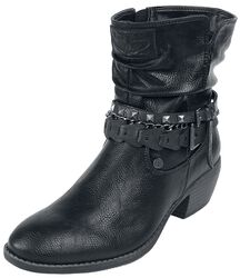 Boots with Chains and Buckles