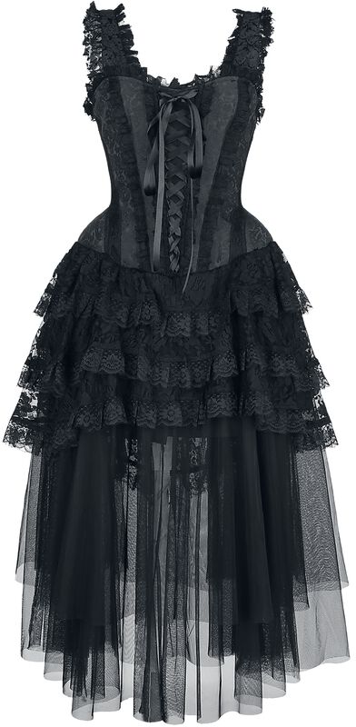 Elaborate Gothic Corset Dress