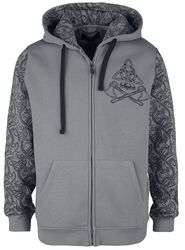 Hooded Jacket with Celtic Adornment