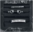 Black Onyx - Protection, Blackheart, Set braccialetti