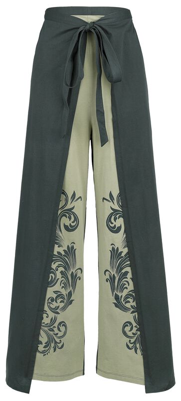Wrap Trousers with Ornaments