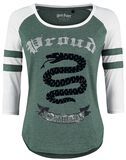 Slytherin - Proud, Harry Potter, Maglia Maniche Lunghe