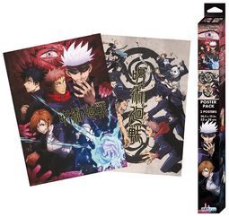 Group and schools - Set of 2 posters in Chibi design, Jujutsu Kaisen, Poster