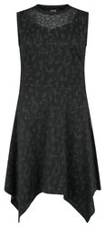 Dress With Runes Alloverprint, Black Premium by EMP, Abito media lunghezza