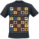 You Win Or You Die - Sigil Blocks -  Colour, Game of Thrones, T-Shirt