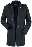 Short coat with turned up lapel, Gothicana by EMP, Cappotto corto