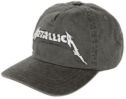 Glitch Logo - Washed Dad Cap, Metallica, Cappello
