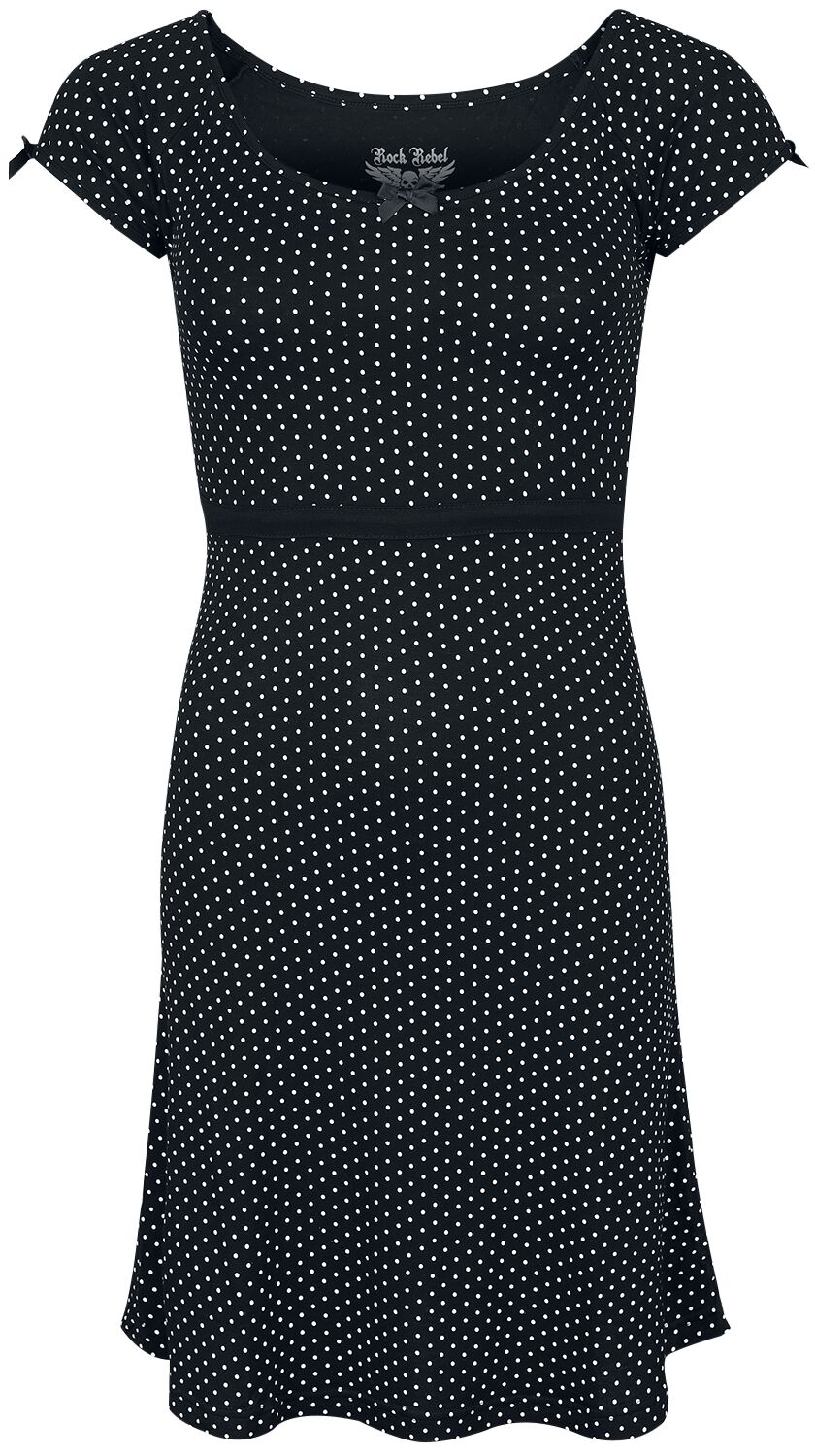 Rock Rebel Rockabilly Dress with Spots Rock Rebel by EMP