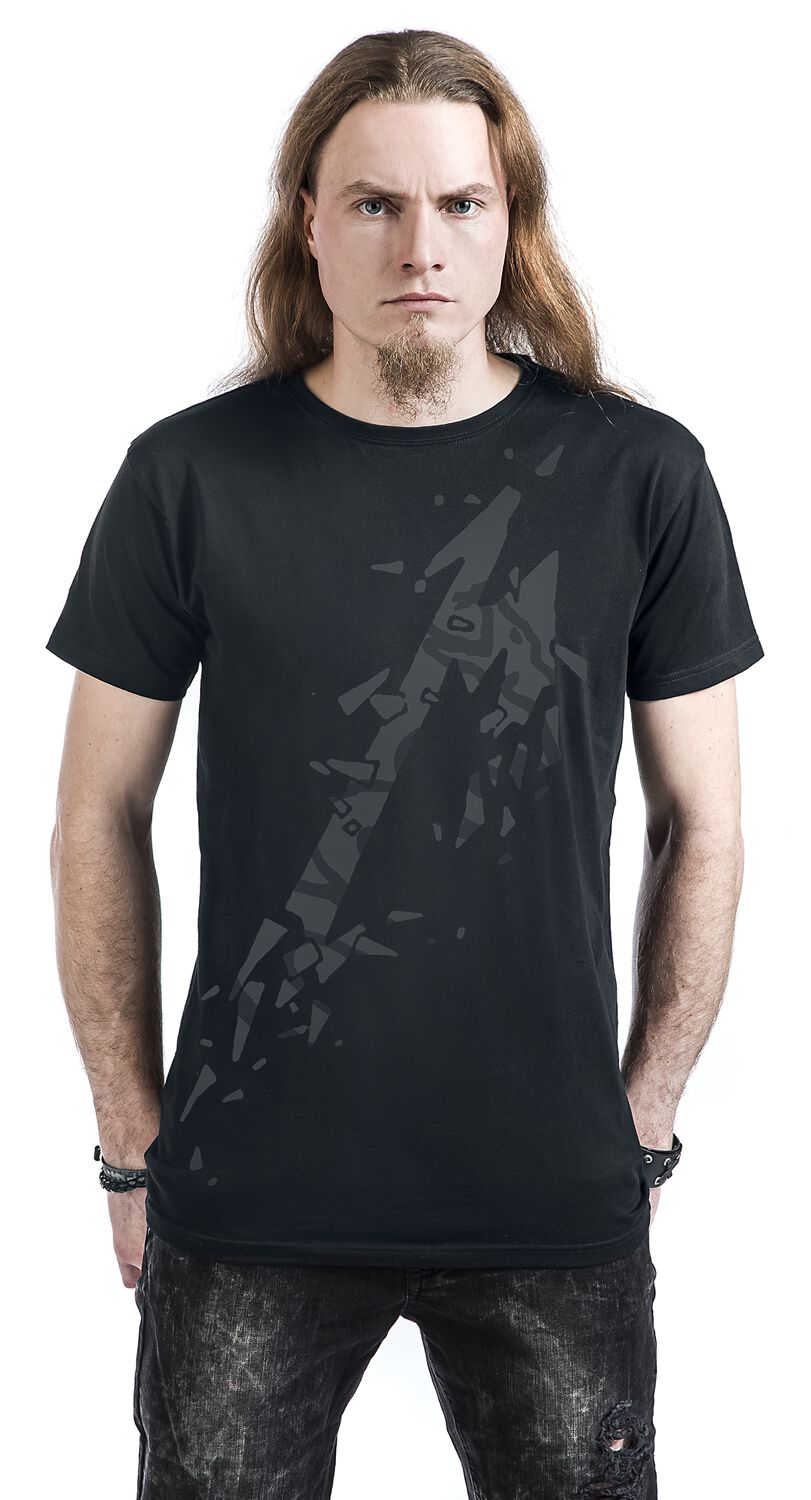 Metallica T-Shirt Ufficiale Enter Sandman Manifesto - Maglietta Unisex In Cotone Morbido, Nero, Taglie S-XXL - 2
