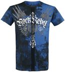 Cross Tribal Cut-Out Shirt, Rock Rebel by EMP, T-Shirt
