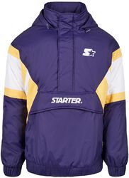 Starter colour block half-zip retro jacket, Starter, Giacca di mezza stagione