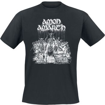 Amon Amarth 'Fight' (Nero) T-Shirt - NUOVO E UFFICIALE Amon Amarth 'Fight' (Nero) T-Shirt - NUOVO E UFFICIALE
