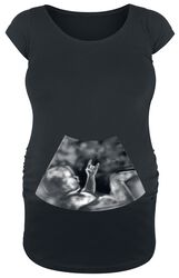 Ultrasound Metal Baby Hand, Moda Premaman, T-Shirt