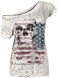 US Flag, Rock Rebel by EMP, T-Shirt