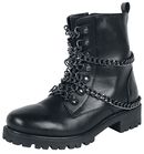 Black Rock Boots with Chains, Rock Rebel by EMP, Stivali
