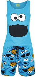 Cookie Monster - Face, Sesame Street, Pigiama