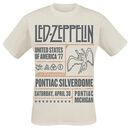 Pontiac Michigan, Led Zeppelin, T-Shirt