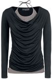 Long-Sleeved Halterneck, Rotterdamned, Maglia Maniche Lunghe