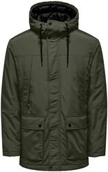 ONSJAYDEN PARKA OTW VD, ONLY and SONS, Cappotti