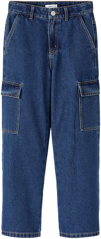 Rose high-waist cargo jeans