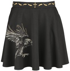 Gothicana X The Crow skirt, Gothicana by EMP, Minigonna