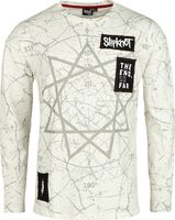 T-shirt Ufficiale Slipknot Grigia Manica Lunga - Rock Off, Cotone, Classica - Foto 1