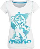 Blue Mario, Super Mario, T-Shirt