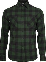 Checked Flannel Shirt, Urban Classics, Camicia in flanella