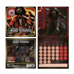 Villains - 2024 wall calendar, Star Wars, Calendario da parete