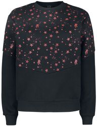 Jumper with stars, RED by EMP, Felpa