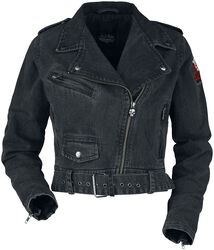 Denim biker jacket, Rock Rebel by EMP, Giubbetto di jeans