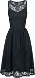 Sleeveless Lace Dress, Gothicana by EMP, Abito media lunghezza
