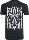 Black Metal Logo, Black Blood, T-Shirt