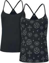 Tops double pack, Gothicana by EMP, Top