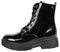 Black Patent PU Boots