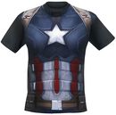 Civil War - Costume, Captain America, T-Shirt