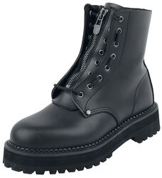 Black Boots with Zip, Black Premium by EMP, Stivali