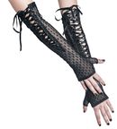 Lace-Morticia Gloves, Gothicana by EMP, Copribraccia