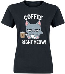 Coffee right meow!, Animaletti, T-Shirt