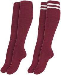Ladies College Socks 2-Pack, Urban Classics, Calze parigine