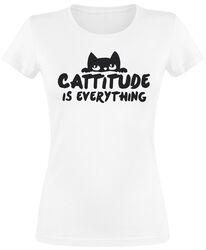 Cattitude is everything, Animaletti, T-Shirt