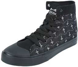 Gothicana X Anne Stokes - Black Sneakers with Print
