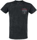 Allover Print Shirt, Rock Rebel by EMP, T-Shirt