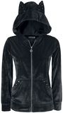 Hooded Jacket with Cat's Ears, Gothicana by EMP, Felpa jogging